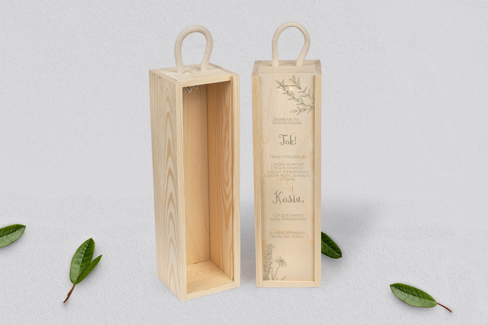 Prośba o Świadkowanie - SNW naturalna Fiori Motyw 1