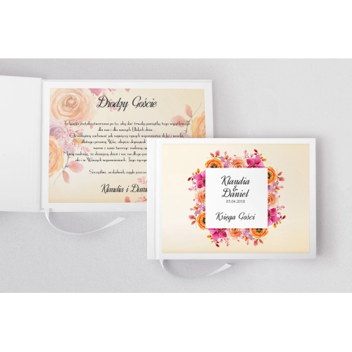 Księga Gości Weselnych Love Motyw 12