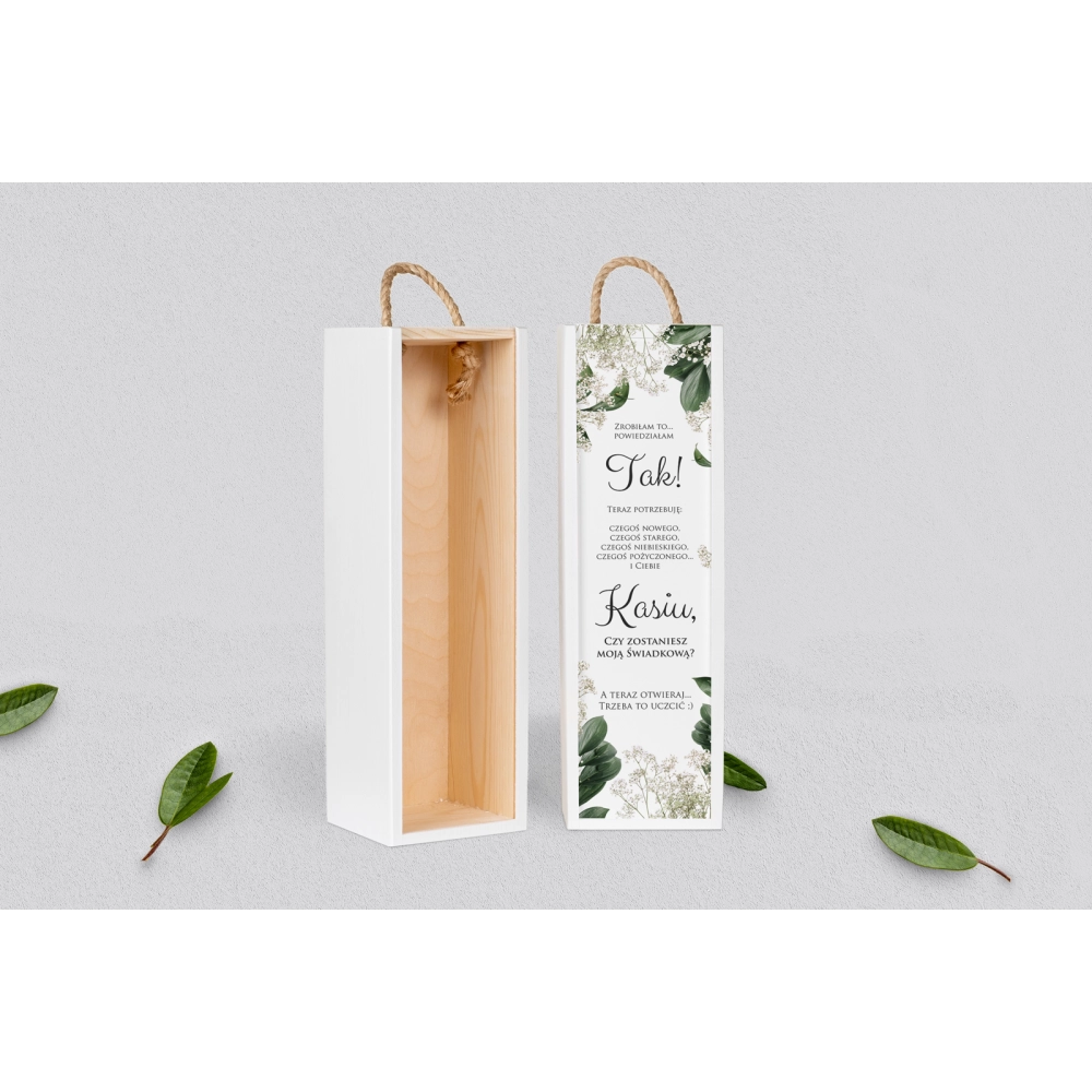 Prośba o&nbsp;Świadkowanie - SNW biała Soft Motyw 1