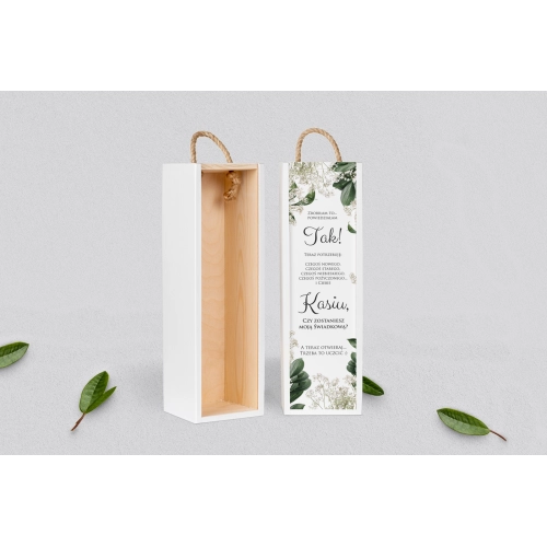 Prośba o Świadkowanie - SNW biała Soft Motyw 1