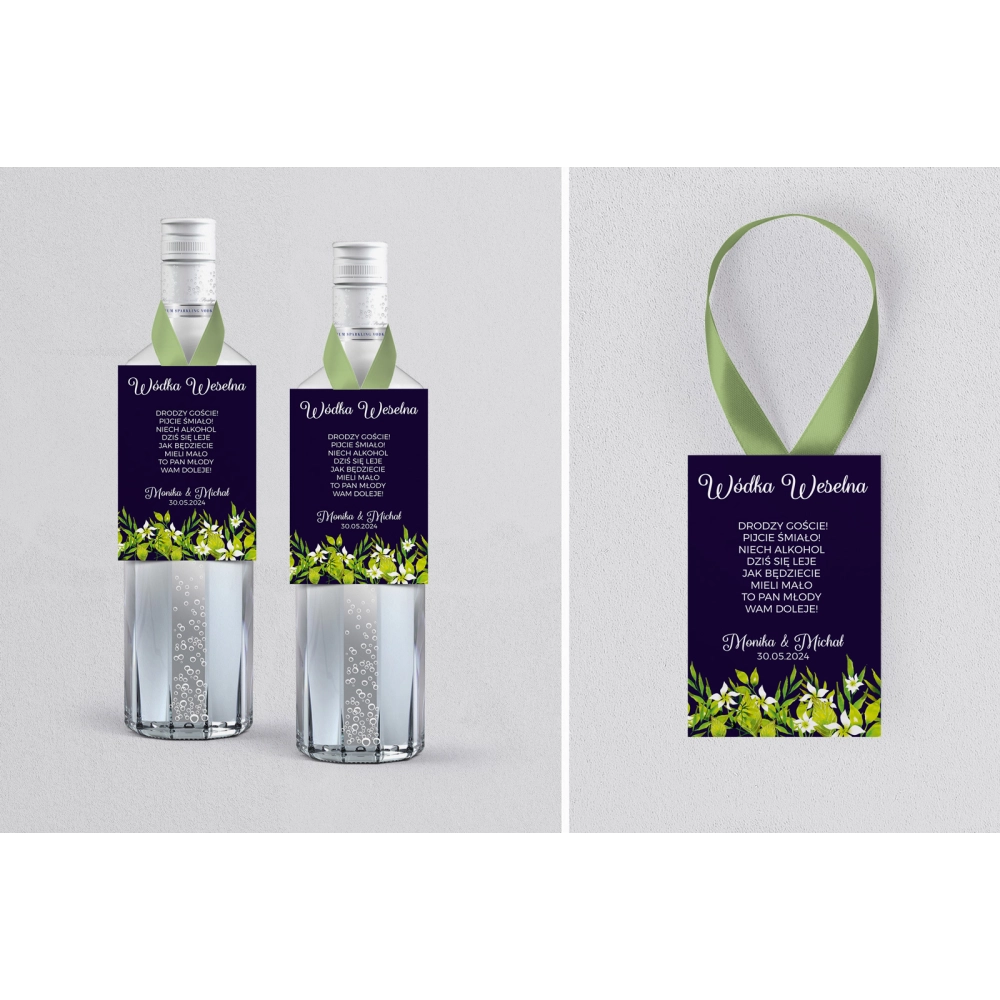 Zawieszka na alkohol Wildflowers - Motyw 3
