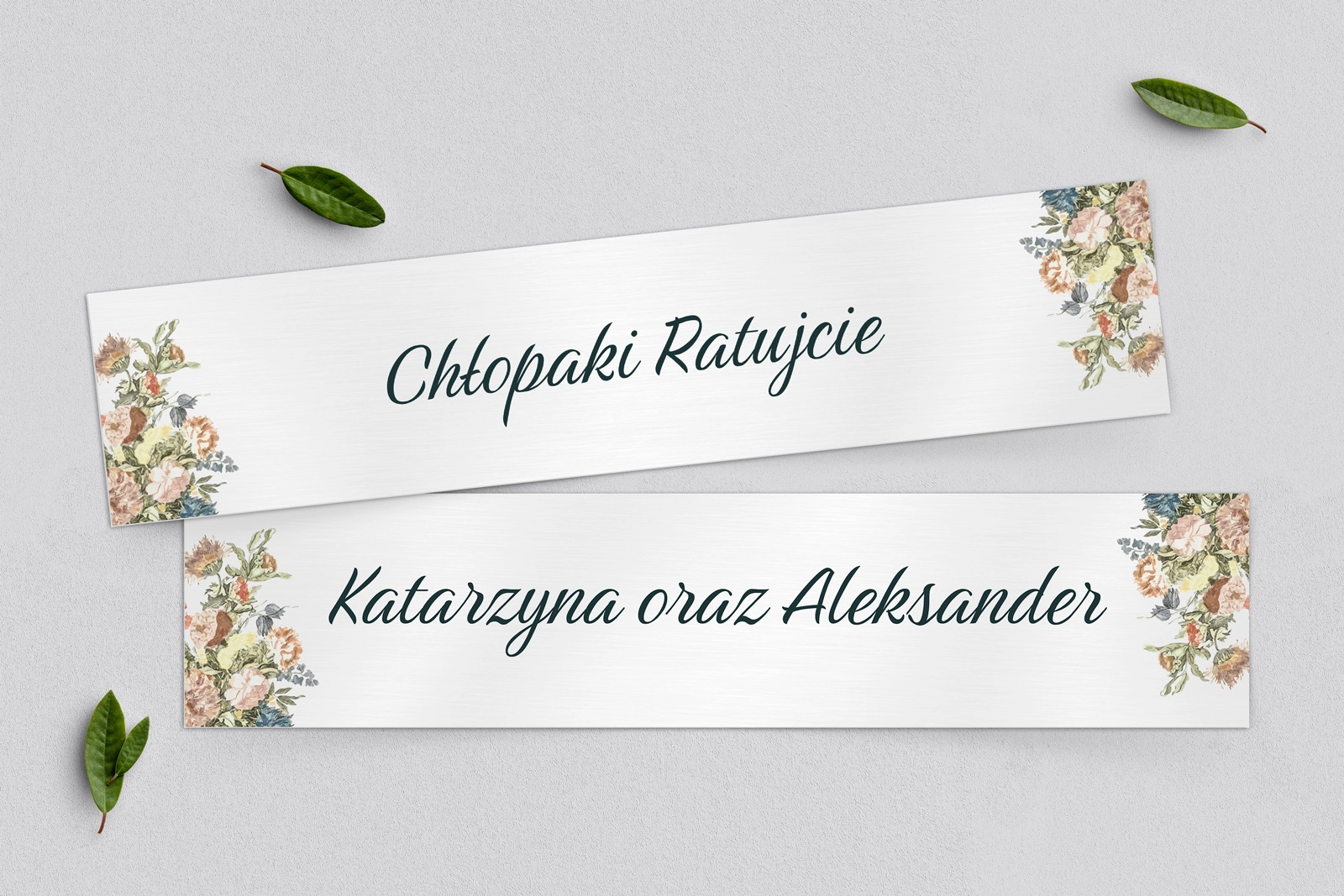 Tablice Rejestracyjne 2 szt. - Rustic Summer Motyw 1