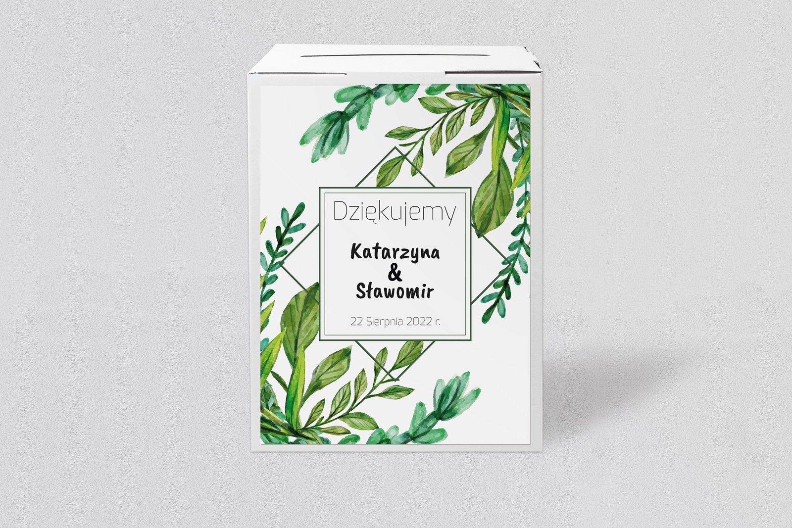 Pudełko na koperty i pieniądze Bukiety Motyw 11