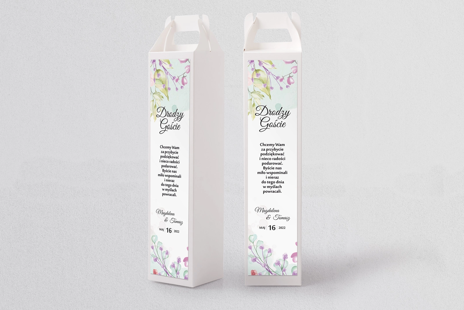 Pudełko na alkohol Amelia - Motyw 2