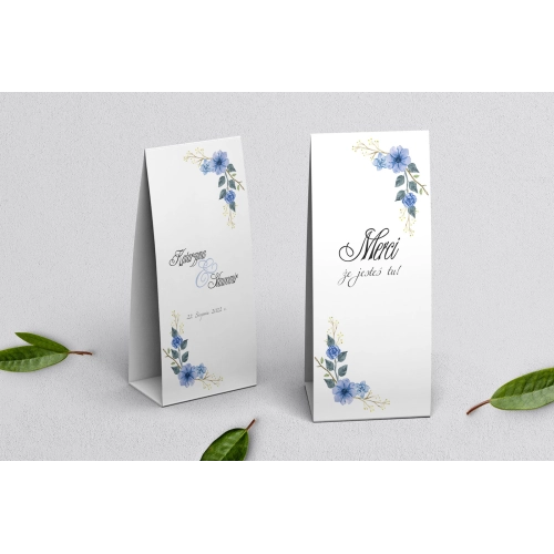 Podziękowanie Merci - Pudełeczko Wianki Motyw 1