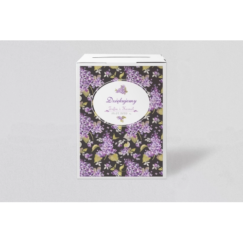 Pudełko na koperty i pieniądze Pobieramy się Motyw 4