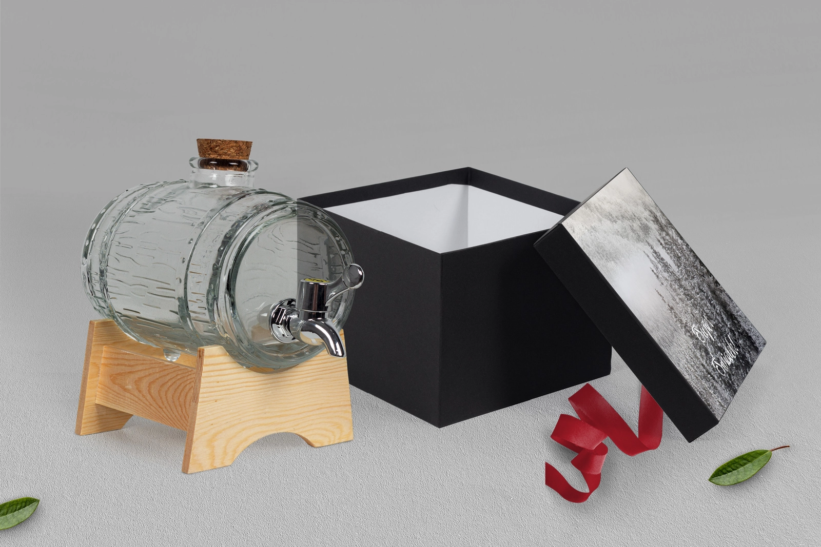 Antałek - opakowanie czarne Forest Motyw 4