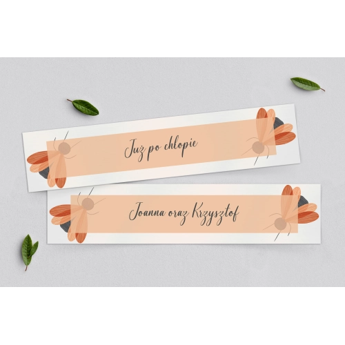 Tablice Rejestracyjne 2 szt. - Butterflies Motyw 2