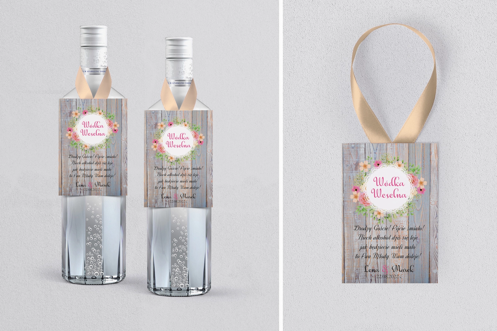 Zawieszka na alkohol Rustical Motyw 2