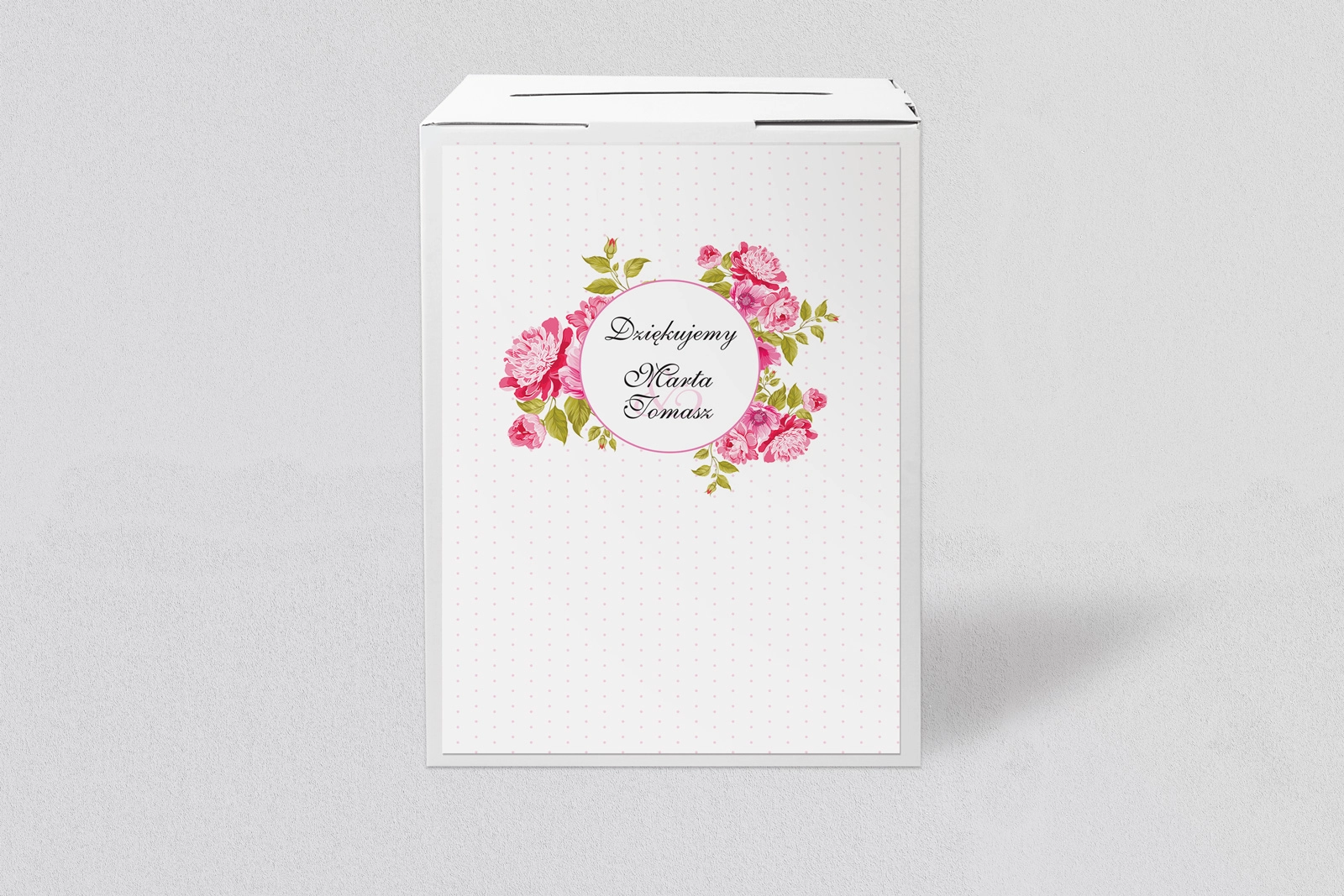 Pudełko na koperty i pieniądze Radosny Dzień Motyw 2