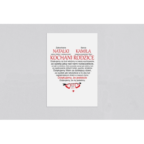 Obrazy z sercem - wzór 5