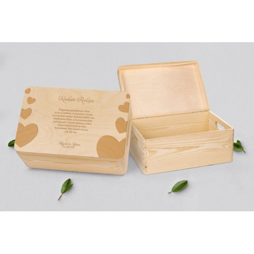 Skrzyneczka dla Rodziców - naturalna