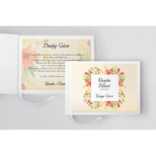 Księga Gości Weselnych Love Motyw 4