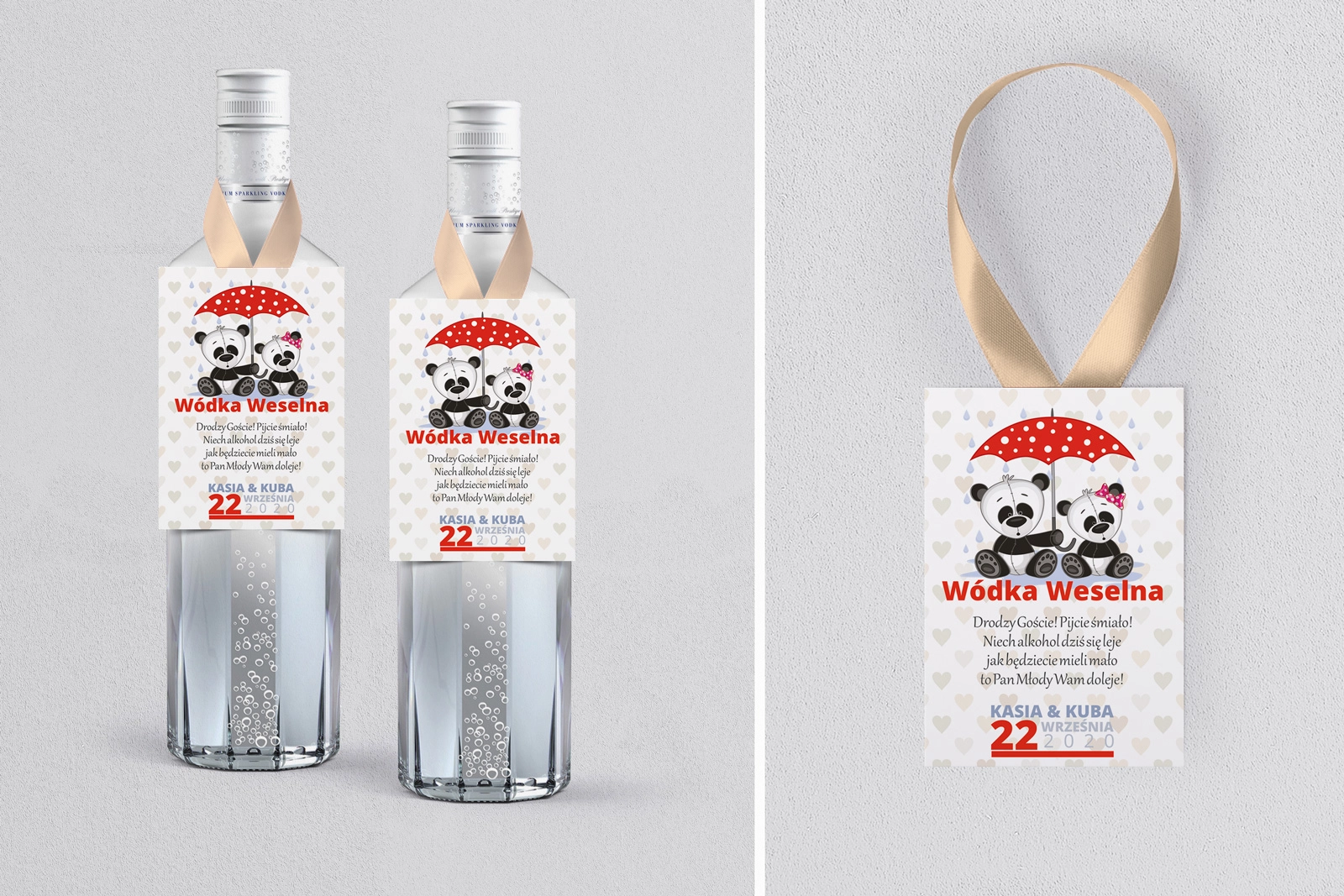 Zawieszka na alkohol Uroczy Deszcz Motyw 8