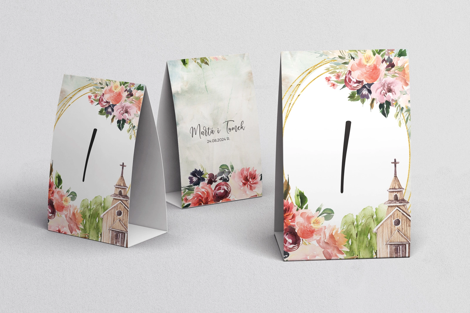 Numerki na stół Spring Love Motyw 1