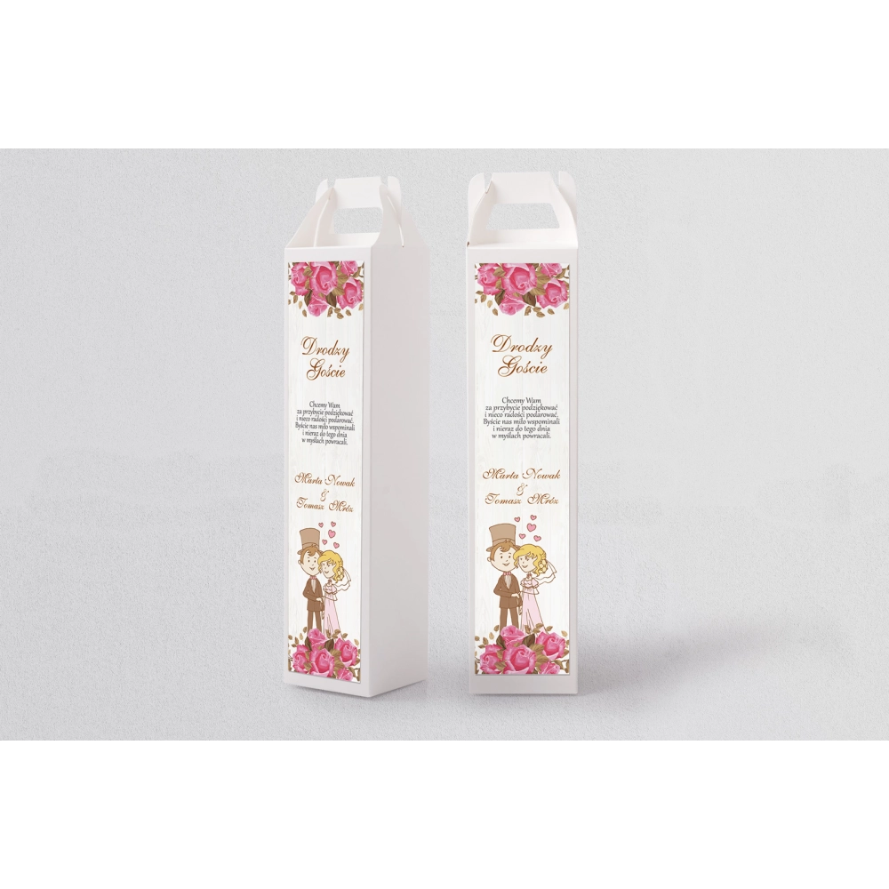 Pudełko na alkohol Naturalna Miłość Motyw 6