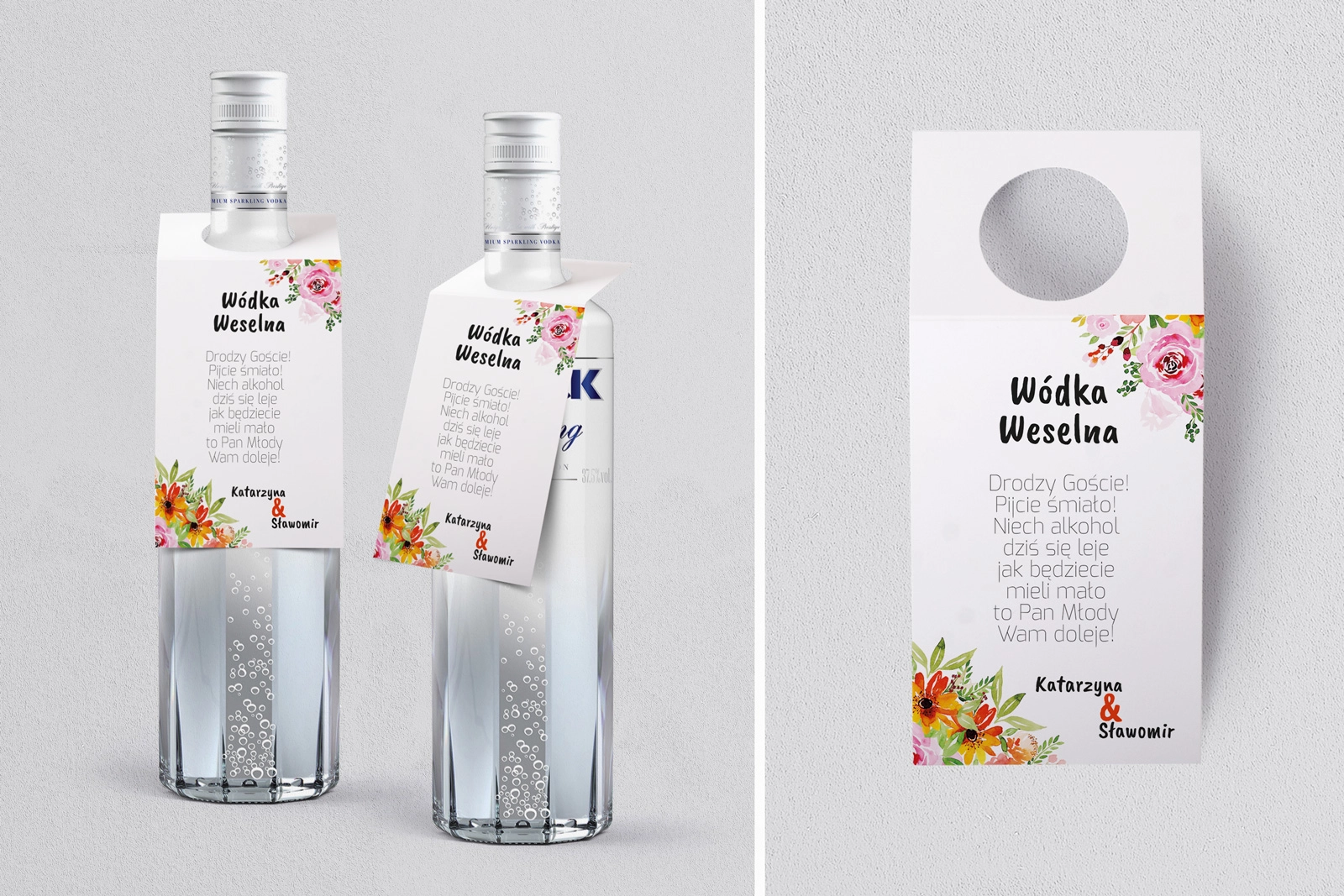 Zawieszka na alkohol oczko Bukiety Motyw 5