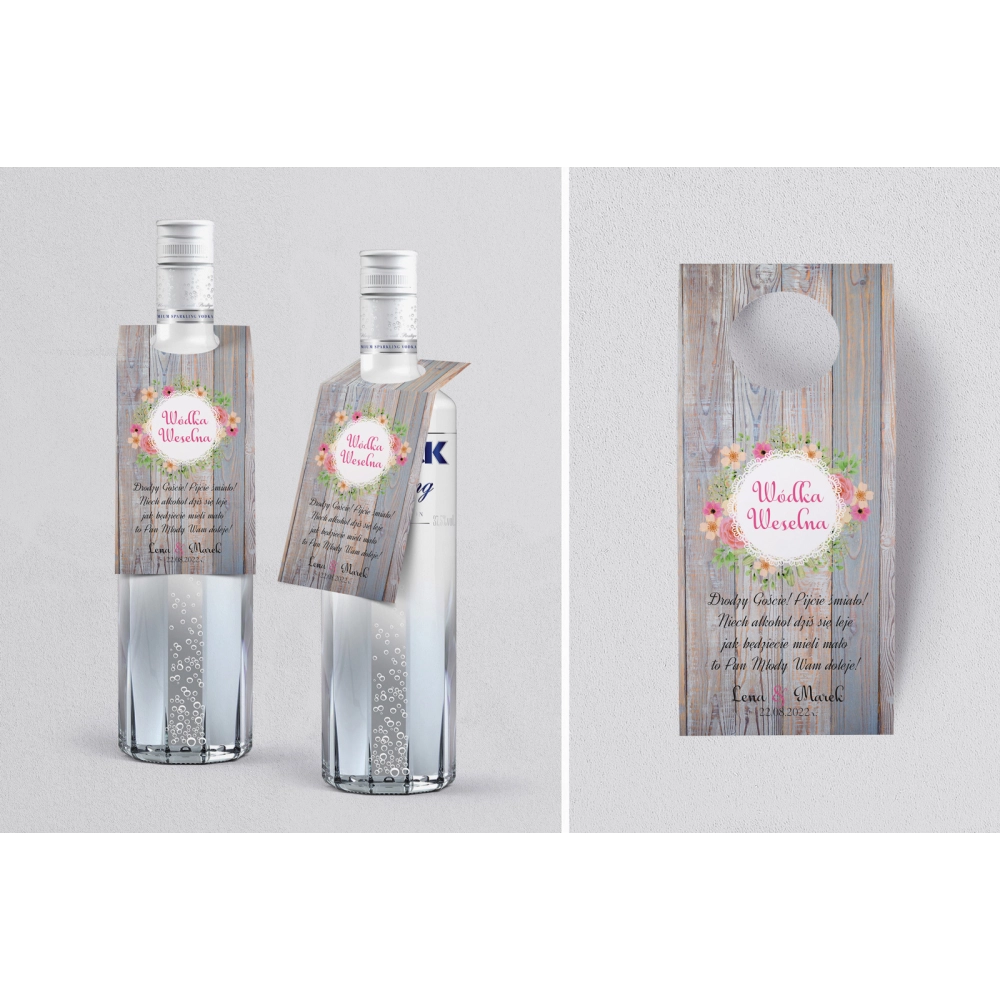 Zawieszka na alkohol oczko Rustical Motyw 2