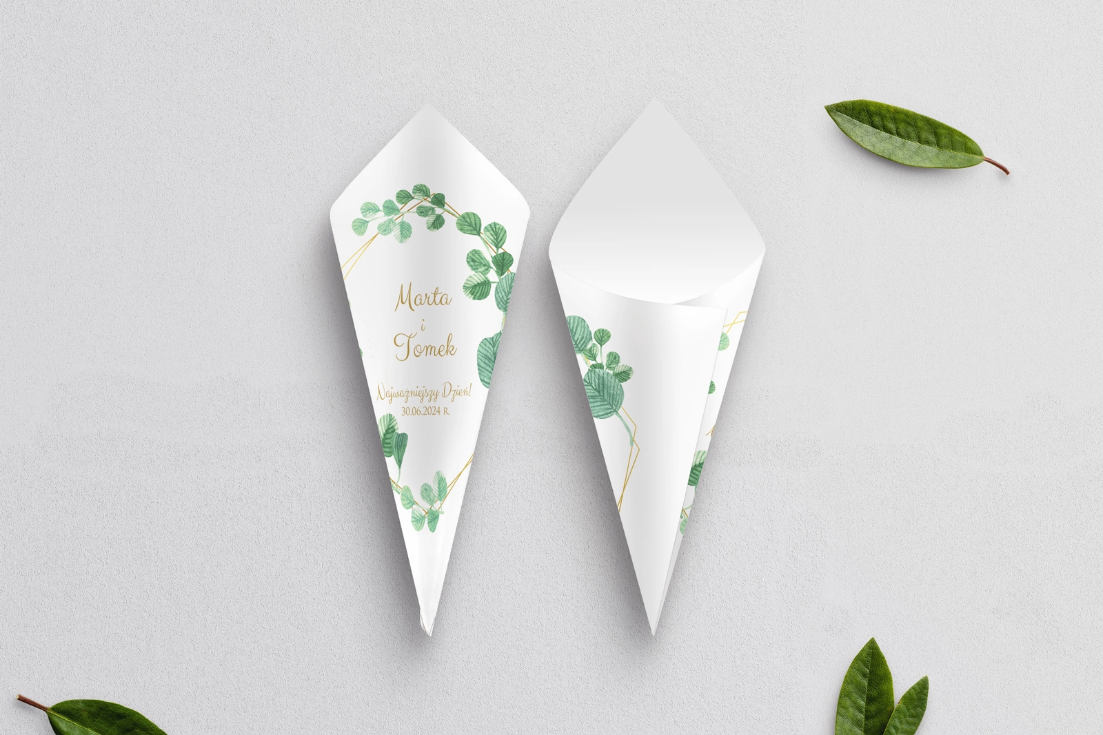 Rożek Weselny - Liście Motyw 5