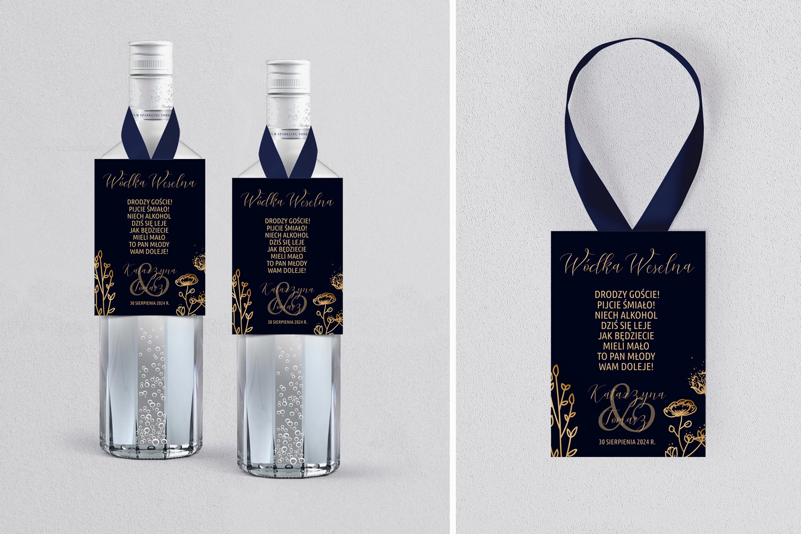 Zawieszka na alkohol Goldish - Motyw 2