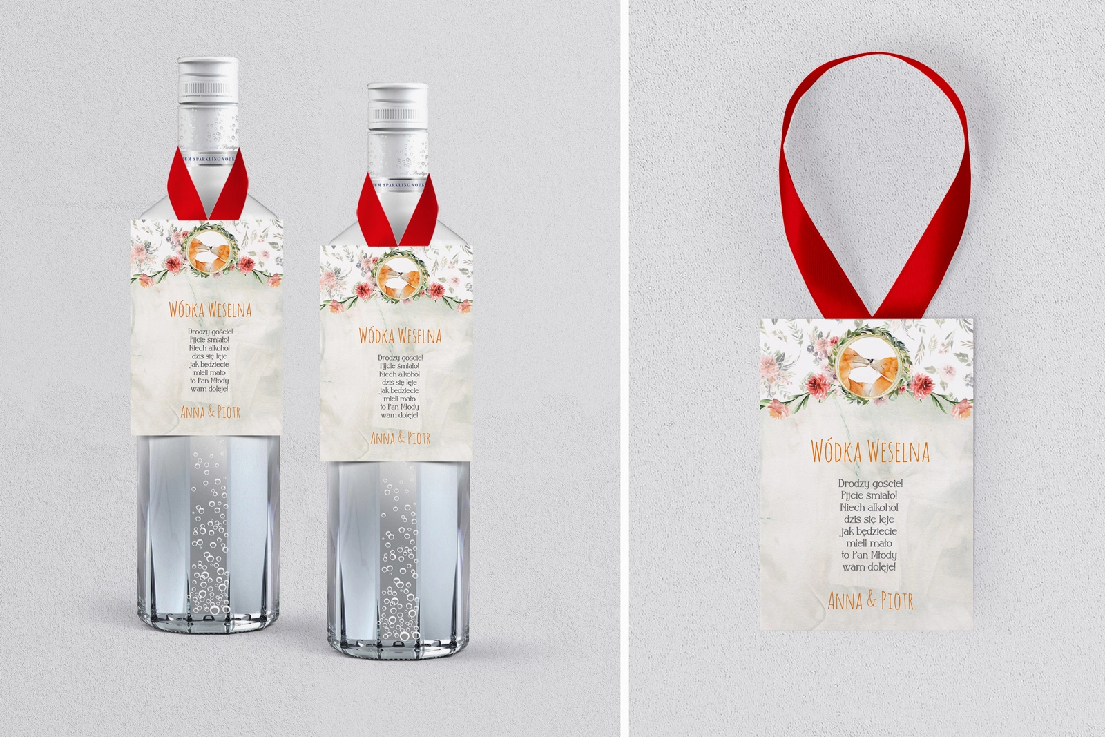 Zawieszka na alkohol Animals - Motyw 1