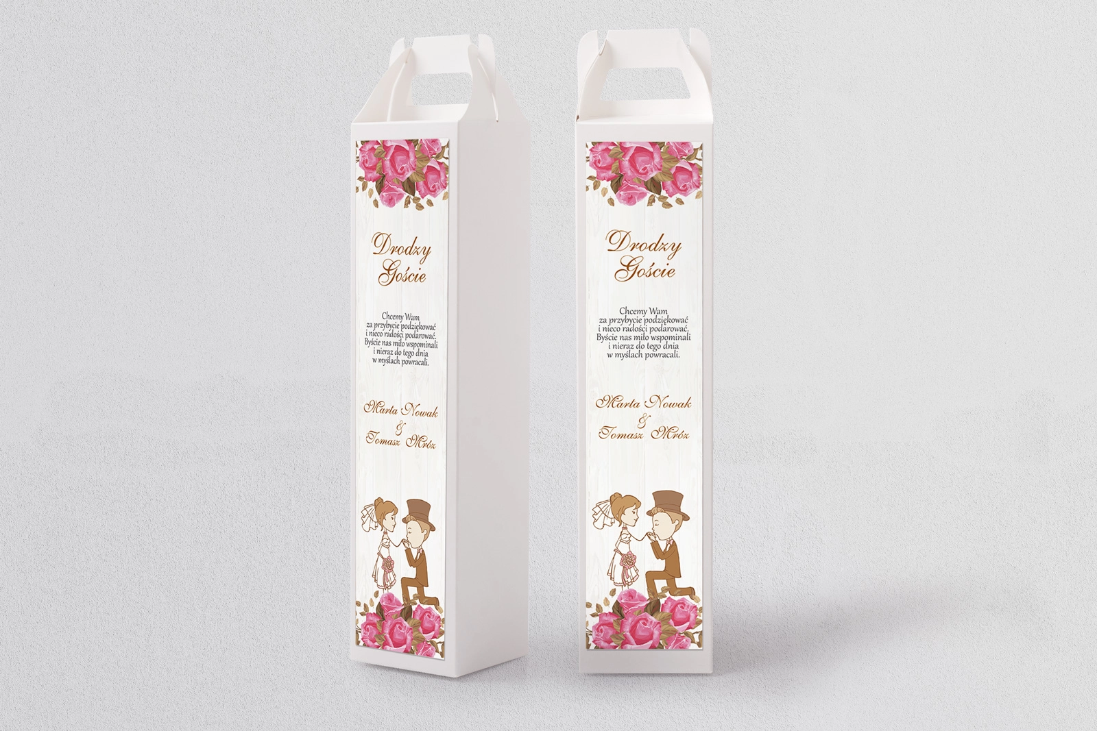 Pudełko na alkohol Naturalna Miłość Motyw 5