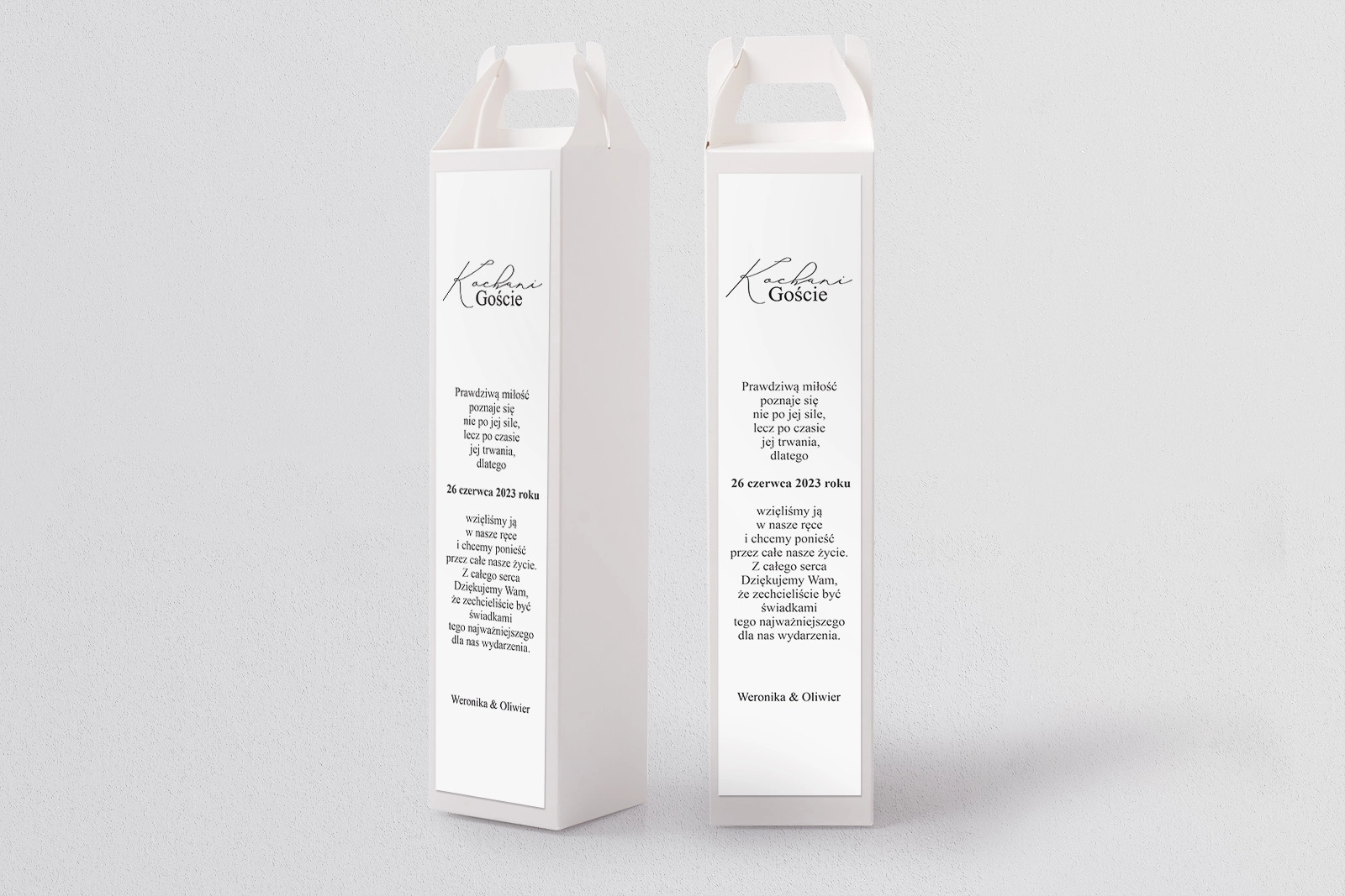 Pudełko na alkohol Minimalistyczne Motyw 3