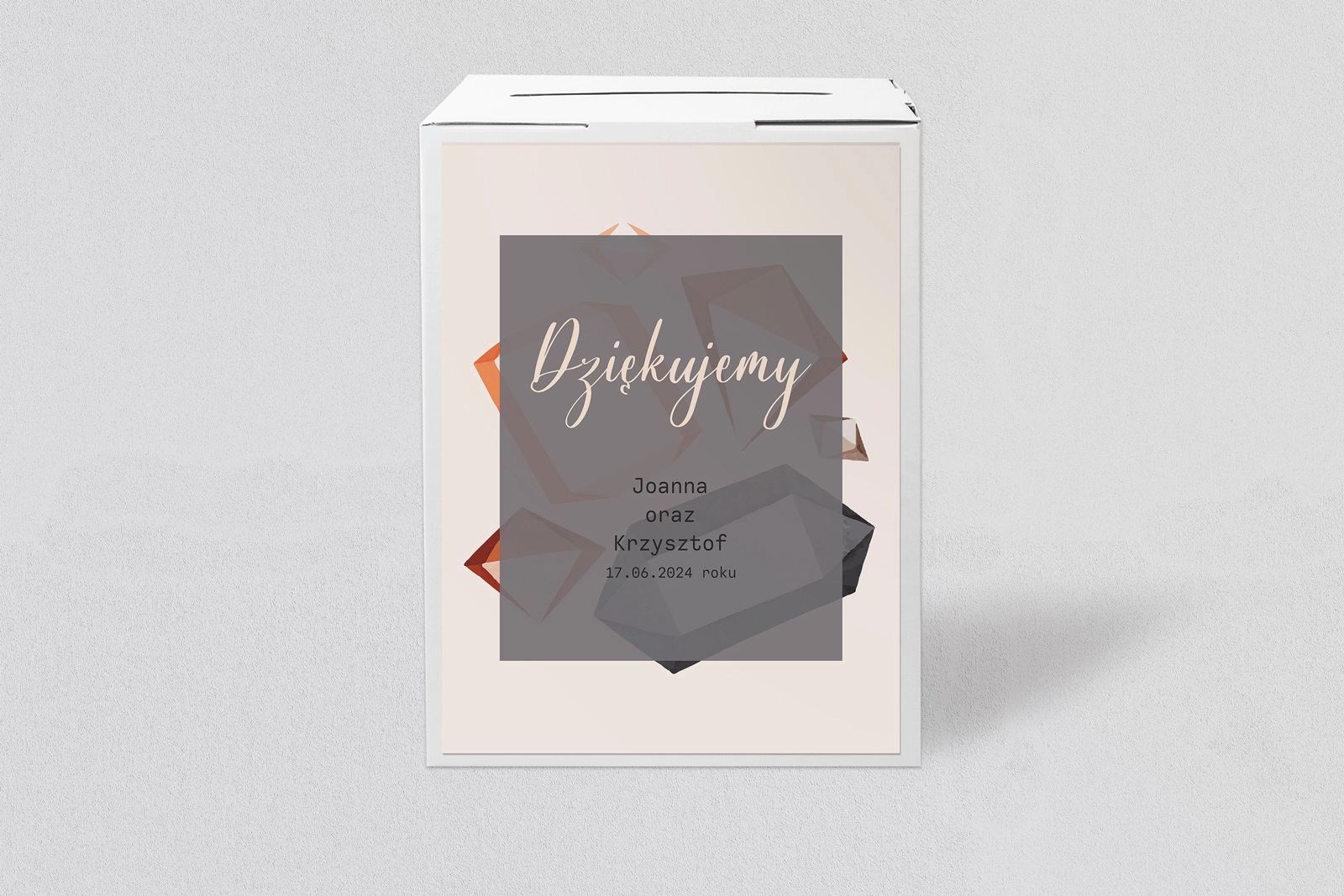 Pudełko na koperty i pieniądze Butterflies - Motyw 3