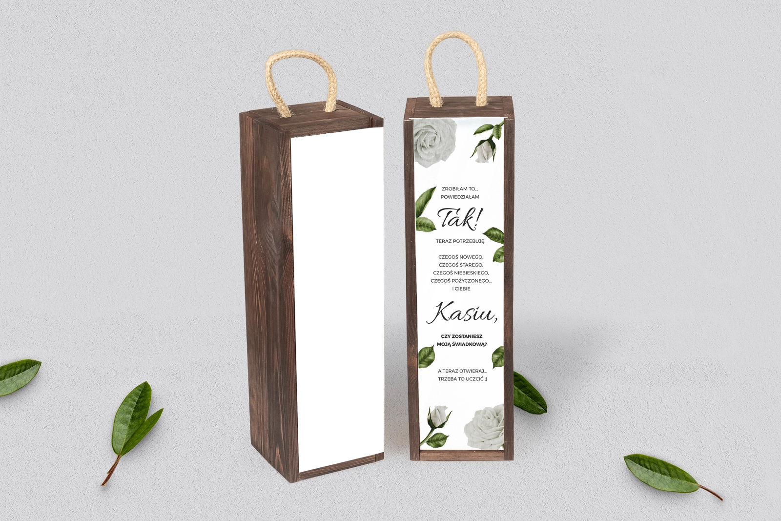 Prośba o Świadkowanie - SNW Akryl brązowa Dream Motyw 1