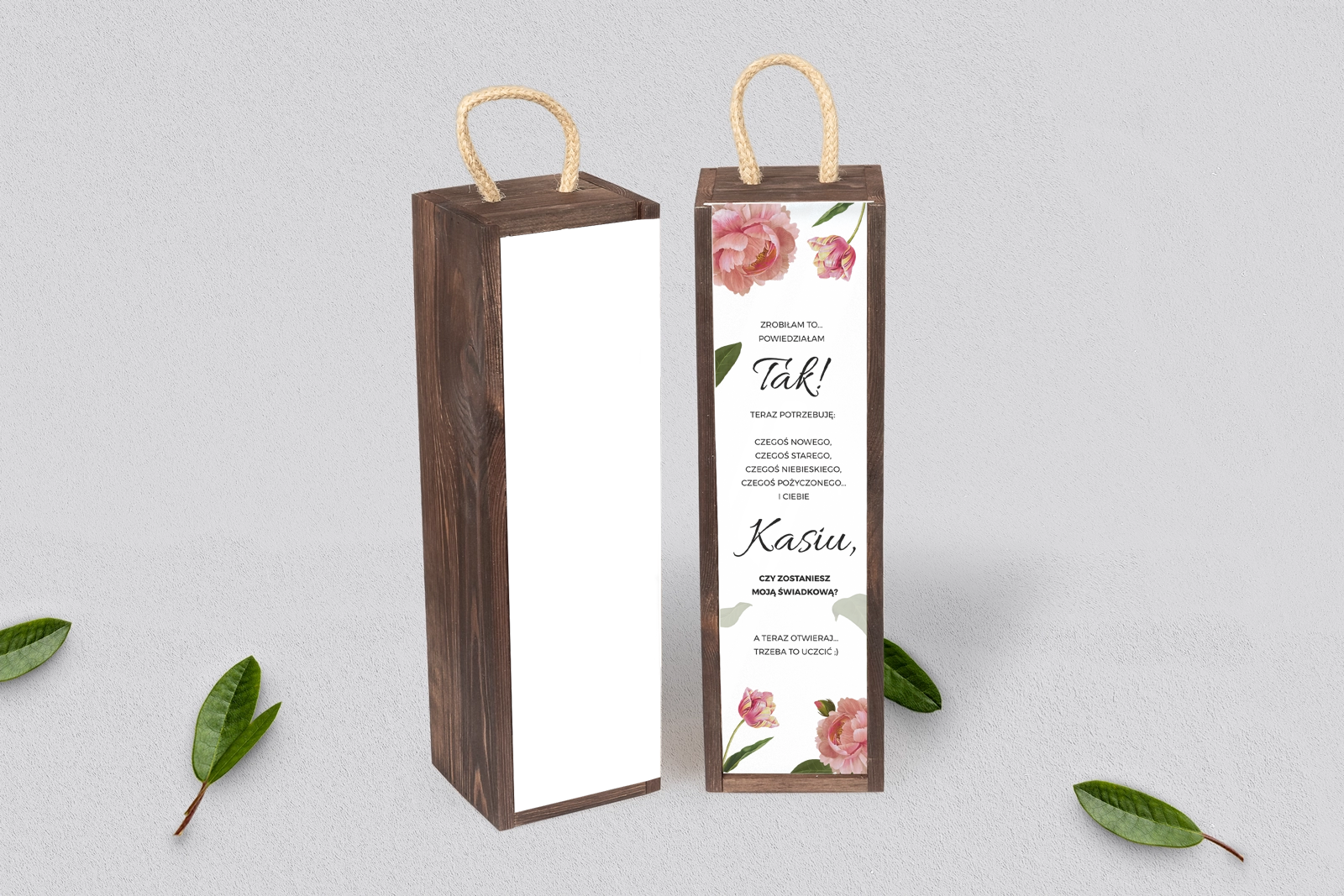 Prośba o Świadkowanie - SNW Akryl brązowa Dream Motyw 6