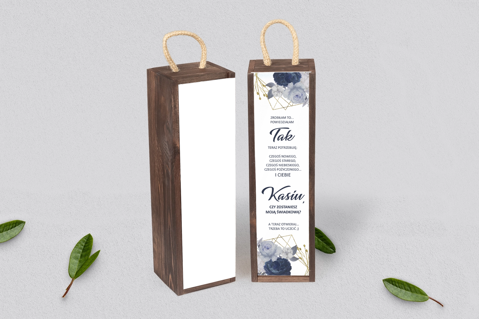 Prośba o Świadkowanie - SNW Akryl brązowa Modena Motyw 2