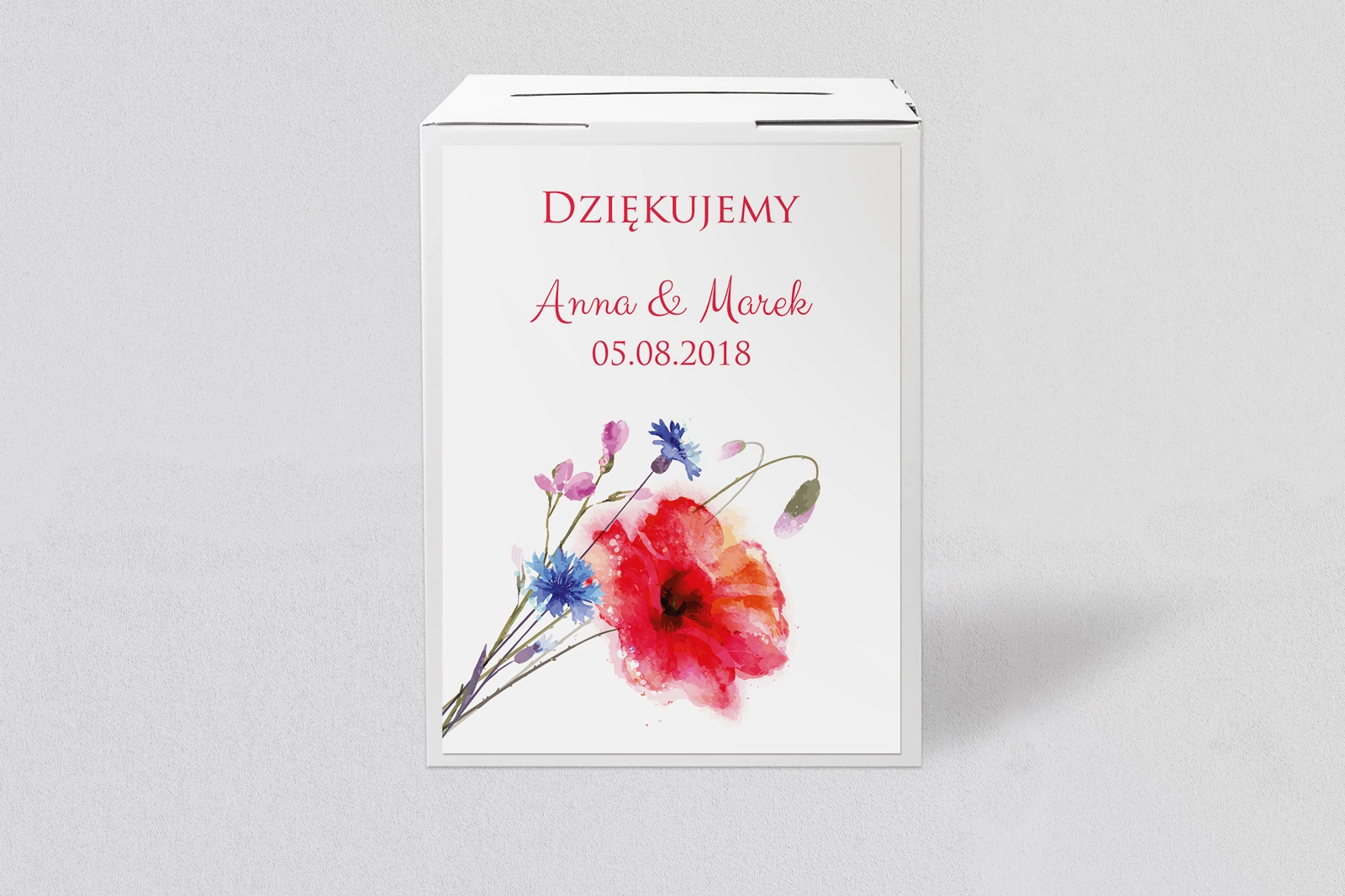 Pudełko na koperty i pieniądze Sweet Love Motyw 2