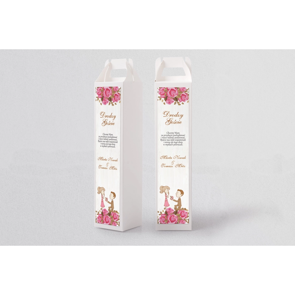 Pudełko na alkohol Naturalna Miłość Motyw 15