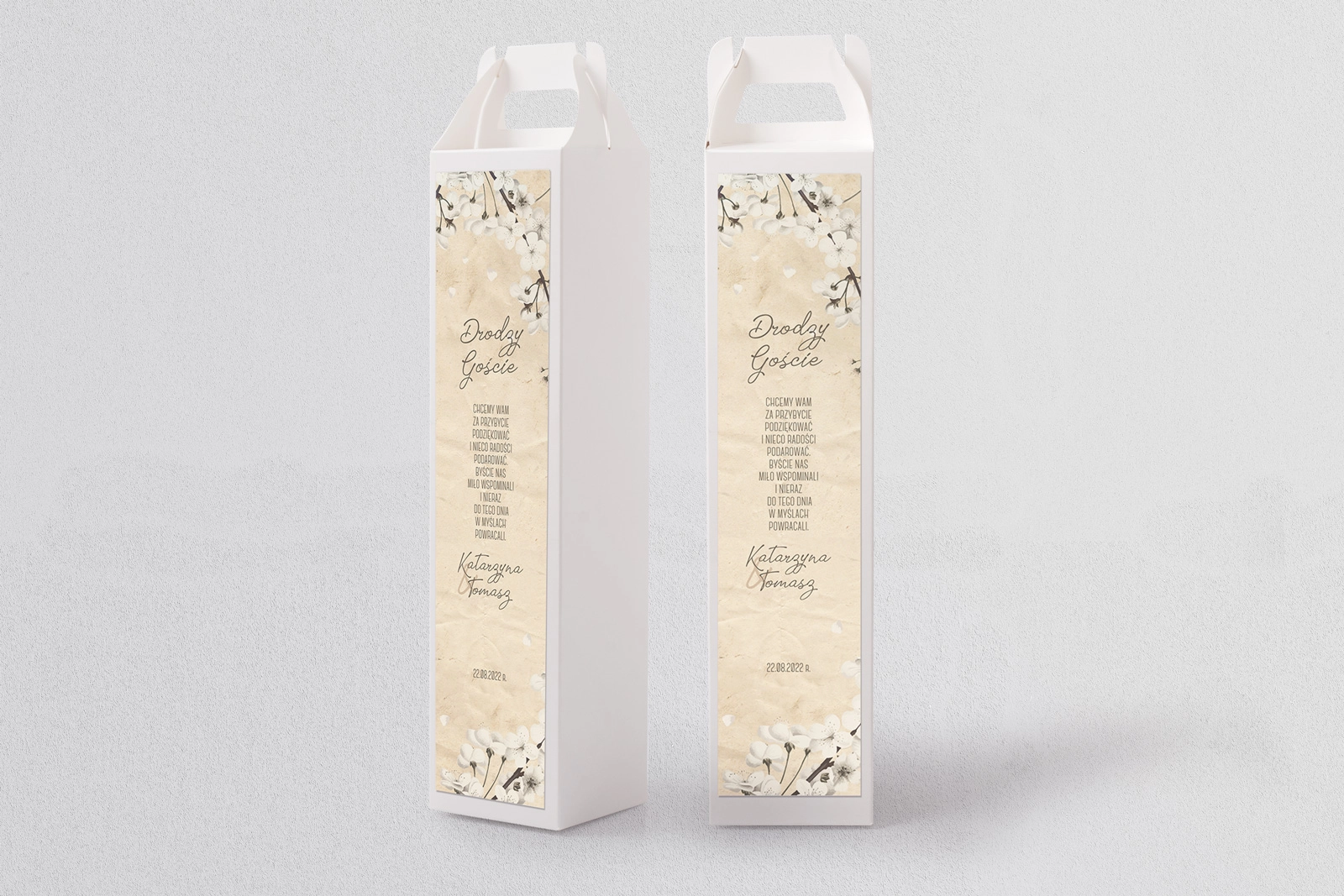 Pudełko na alkohol Old Fashion Motyw 2