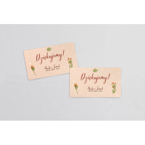 Naklejki na słoiczki weselne Butterflies - Arkusz 21 szt - Motyw 1