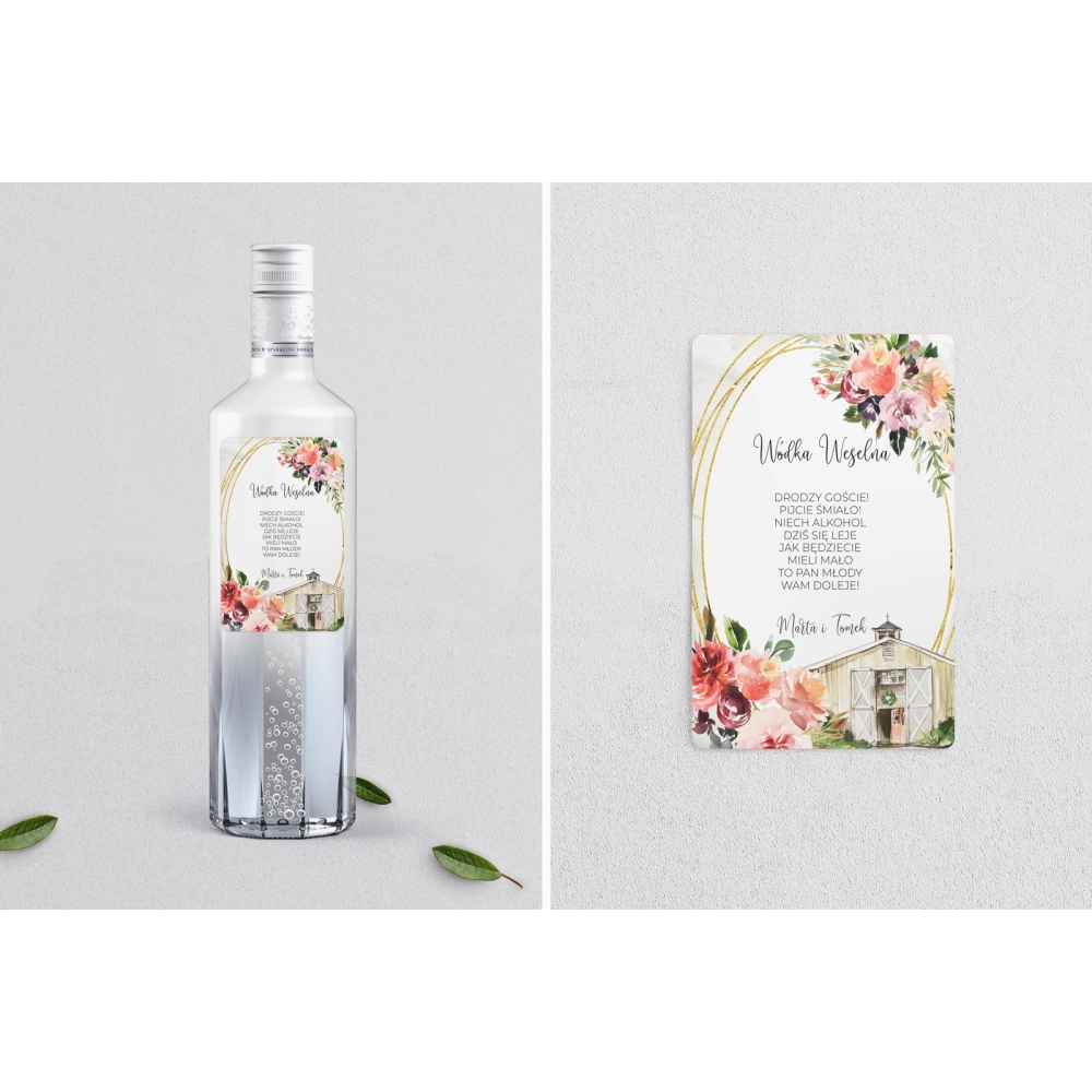 Naklejki na alkohol - Spring Love - Motyw 4