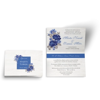 Zaproszenia ślubne Biała Stodoła - Motyw 4