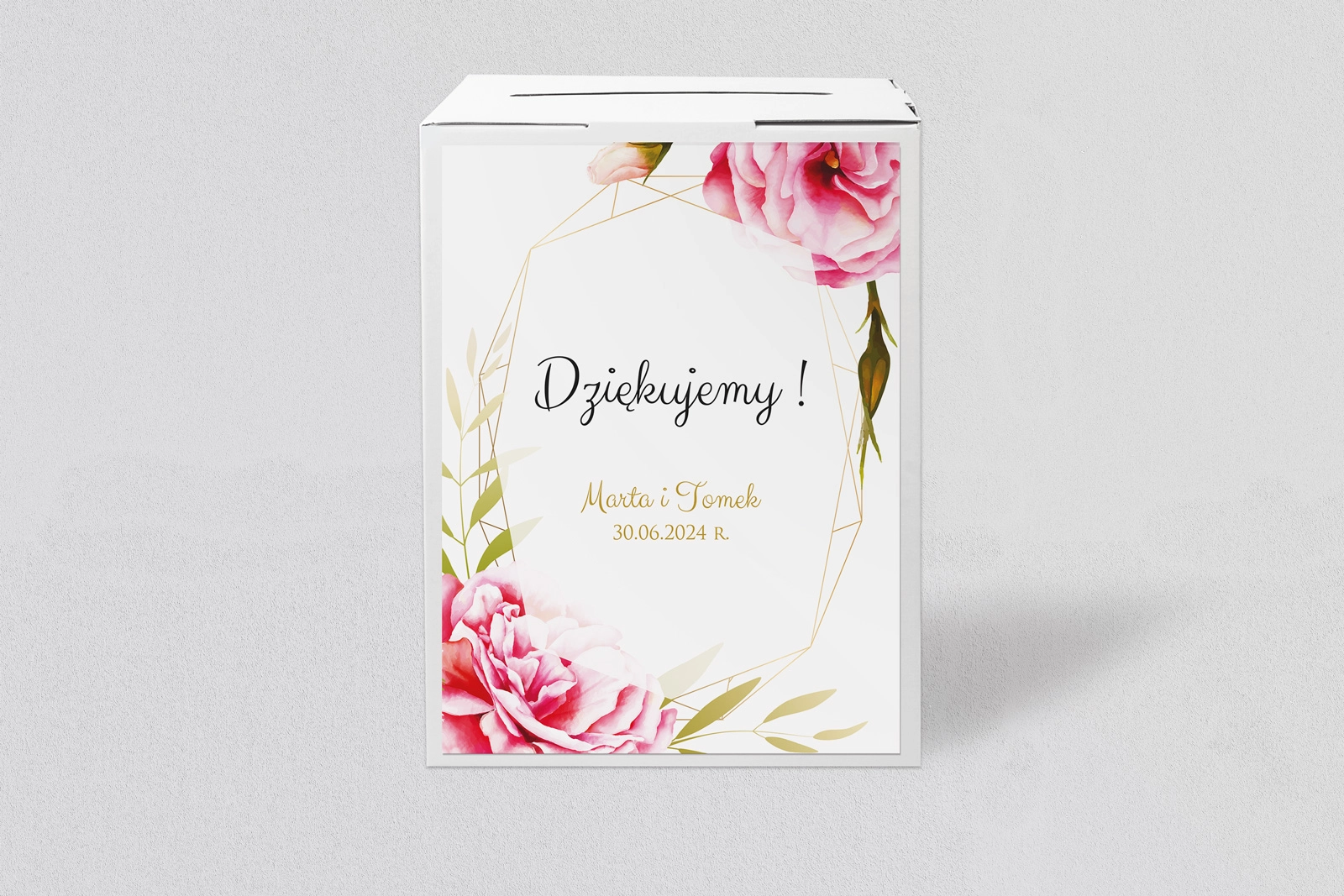 Pudełko na koperty i pieniądze Flowers & Frame Motyw 5