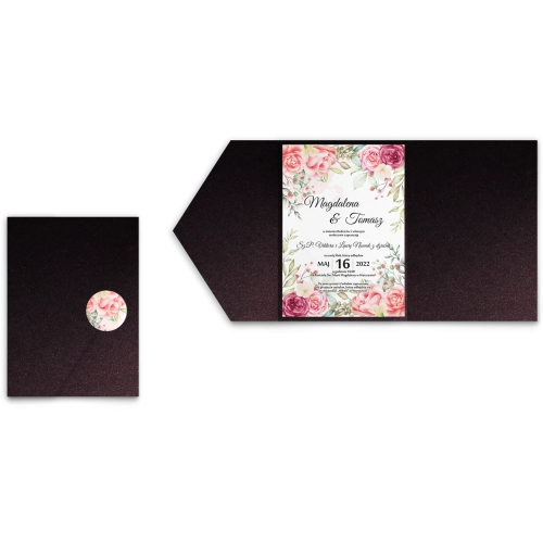 Zaproszenia ślubne w Etui Amelia - Motyw 5