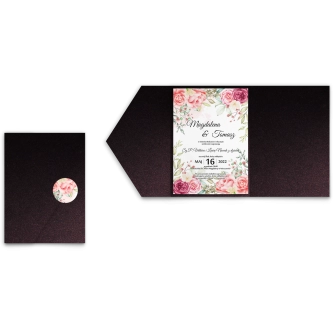 Zaproszenia ślubne w&nbsp;Etui Amelia - Motyw 5