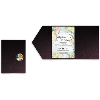 Zaproszenia ślubne w&nbsp;Etui Amelia - Motyw 1