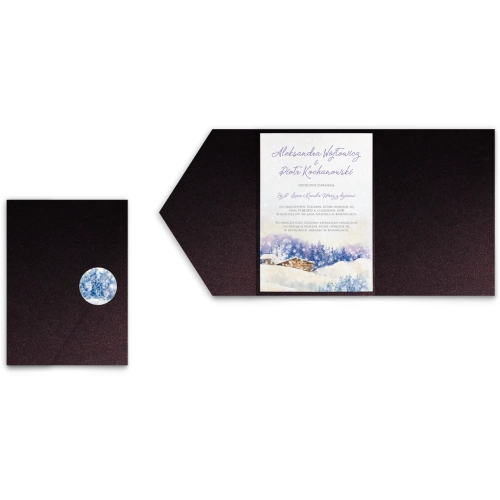 Zaproszenia ślubne w Etui Gaja motyw 1