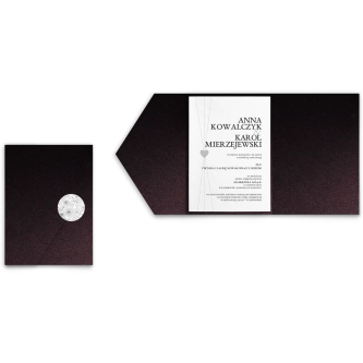 Zaproszenia ślubne w&nbsp;Etui Elegance motyw 2