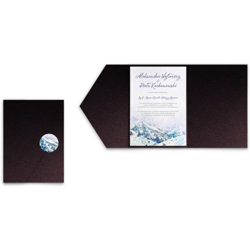 Zaproszenia ślubne w Etui Gaja motyw 6