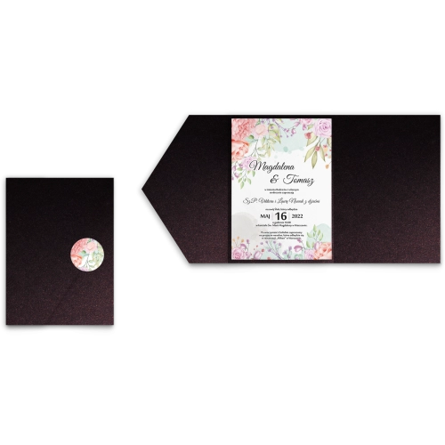 Zaproszenia ślubne w Etui Amelia - Motyw 2