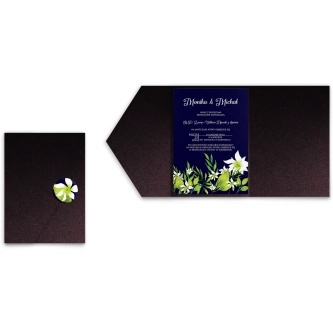 Zaproszenia ślubne w&nbsp;etui Wildflowers - motyw 3