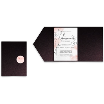 Zaproszenia ślubne w&nbsp;etui Julietta - motyw 3