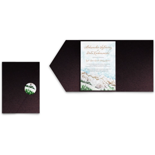 Zaproszenia ślubne w Etui Gaja motyw 7