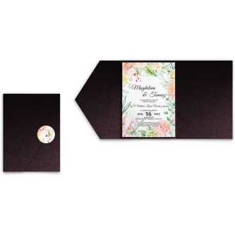 Zaproszenia ślubne w&nbsp;Etui Amelia - Motyw 3