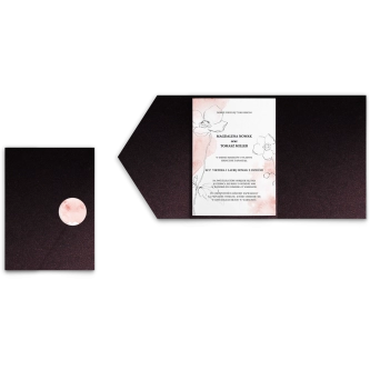 Zaproszenia ślubne w&nbsp;etui Julietta - motyw 1